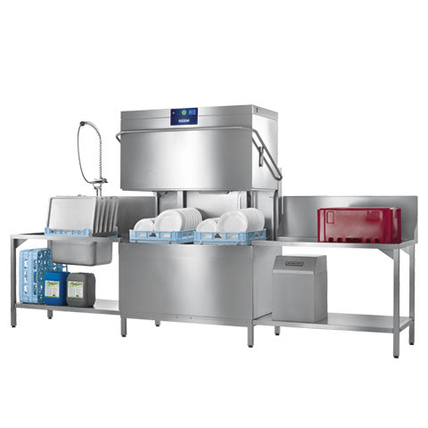 Hobart Profi AMXTW Twin Hood Passthrough Dishwasher