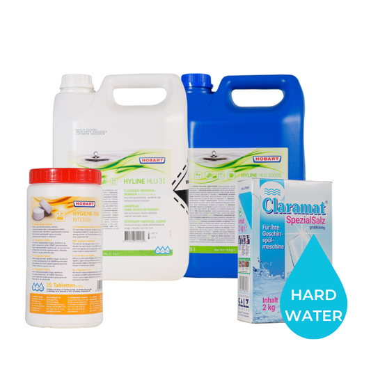 Hobart Dishwasher Hyline Chemical Bundle - Hard Water