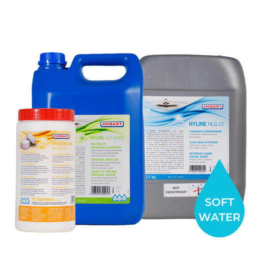 Hobart Glasswasher Hyline Chemical Bundle - Soft Water
