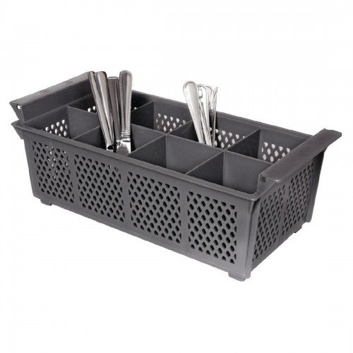 PHCB-8 – Precision Hygiene Cutlery Basket – 8 Compartment